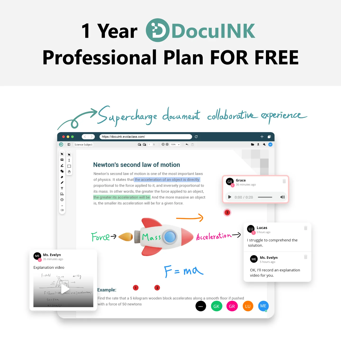 DocuPencil - iPad Stylus for Notes and Annotations